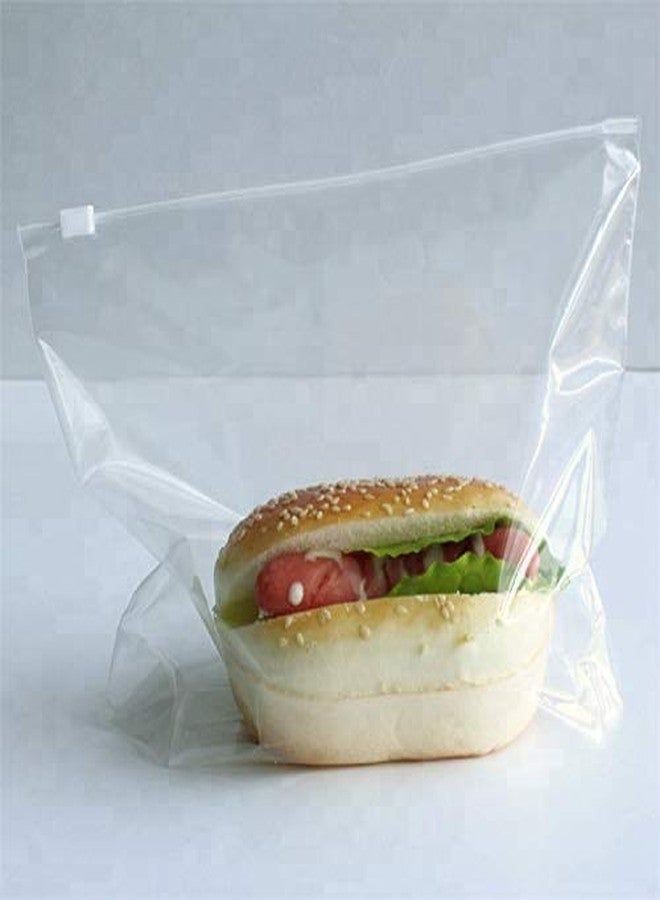 INKulture Zipper Seal Freezer Food/Vegetable/Fruit Storage Re-Usable Bags Large & Medium 30 Bags Plastic Storage Pouch (Pack of 30)( Clear) - Image 5