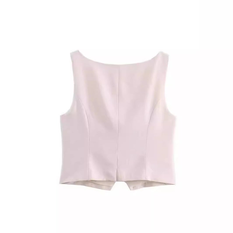 Cross-border AliExpress womens clothing foreign trade wholesale ZR bow ornaments vest-style jacket bow ornaments mini skirt suit short skirt - Image 5