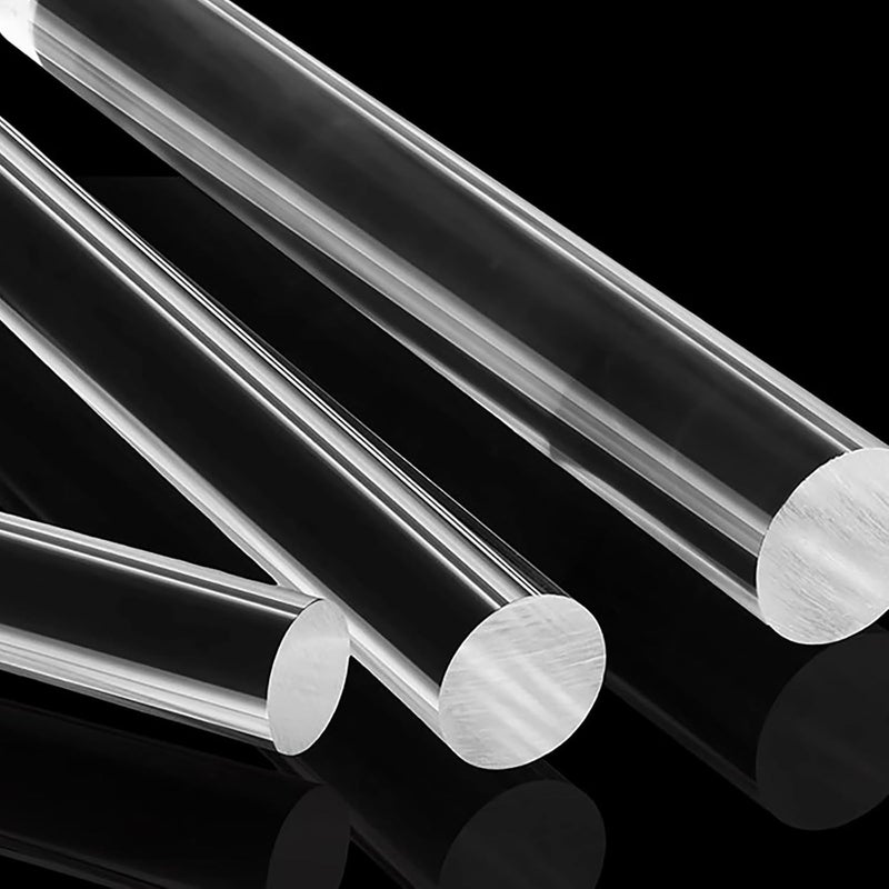 8PCS Clear Acrylic Rods 500mmx3mm For DIY Crafts Model Making And Creative Lighting - Image 4