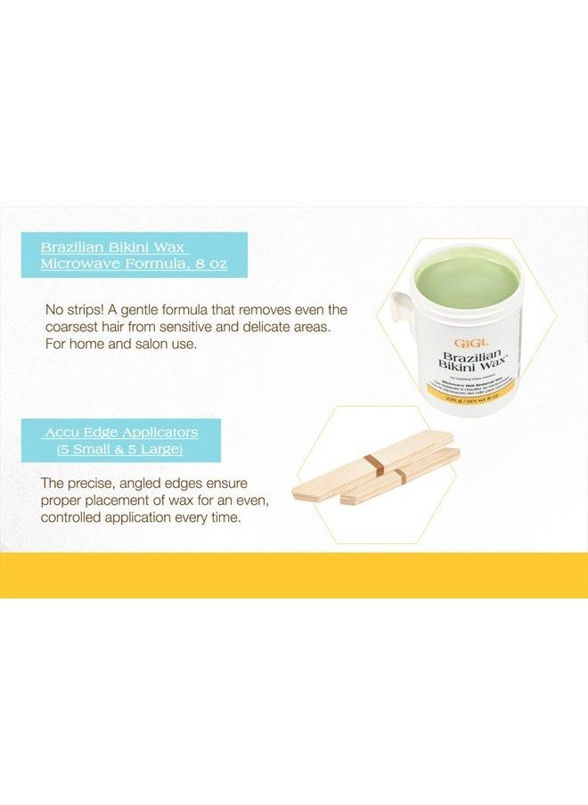 GiGi Brazilian Microwave Hair Removal Wax with Applicators  - Image 4