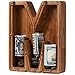 ladenk Piggy Bank for Kids Boys Girls Wooden Large Letter Piggy Bank Alphabet Money Bank with Initial M Coin Bank Fun Gifts for Birthday Christmas Festival Baby Shower - Image 2