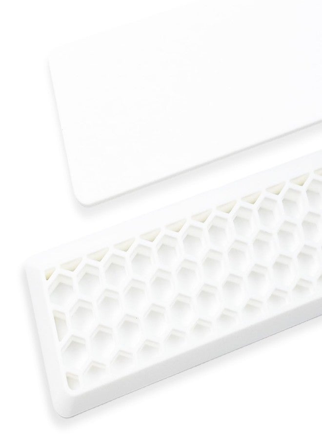 Sumgsn Ergonomic 75% Keyboard Wrist Rest-12.8" Silicone Non-Slip Keyboard Hand Rest, Relief of Hand Pain(White) - Image 5