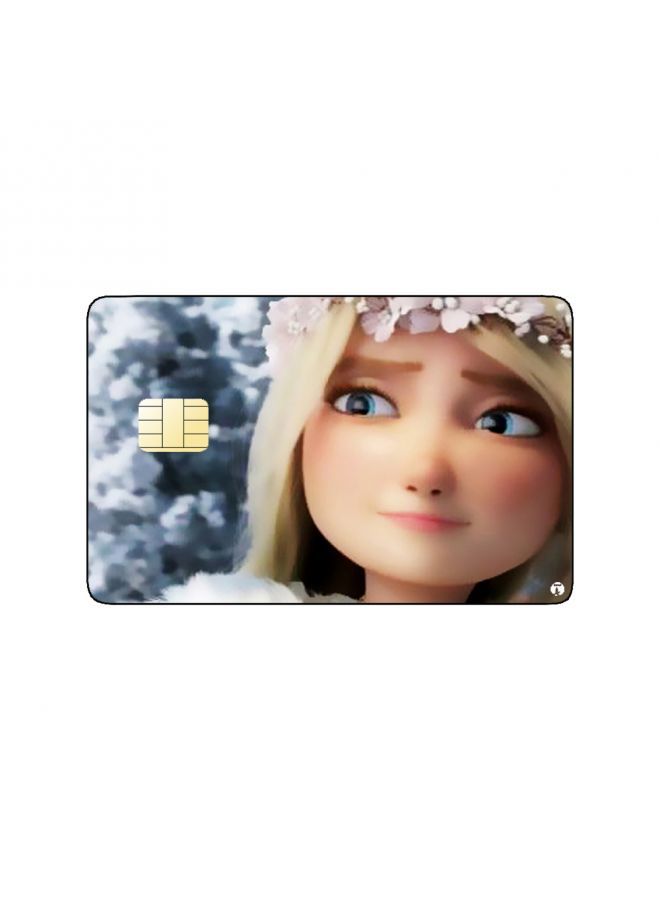 RKN PRINTED BANK CARD STICKER Animation Astrid From How To Train Your Dragon By Dreamworks - Image 1