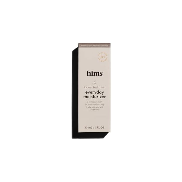 hims Everyday Moisturizer - Hydrating & Non-Greasy Face Cream - Morning Moisturizer for Healthy Skin - For Every Skin Type - Vegan & Paraben-Free - 1 Fl Oz