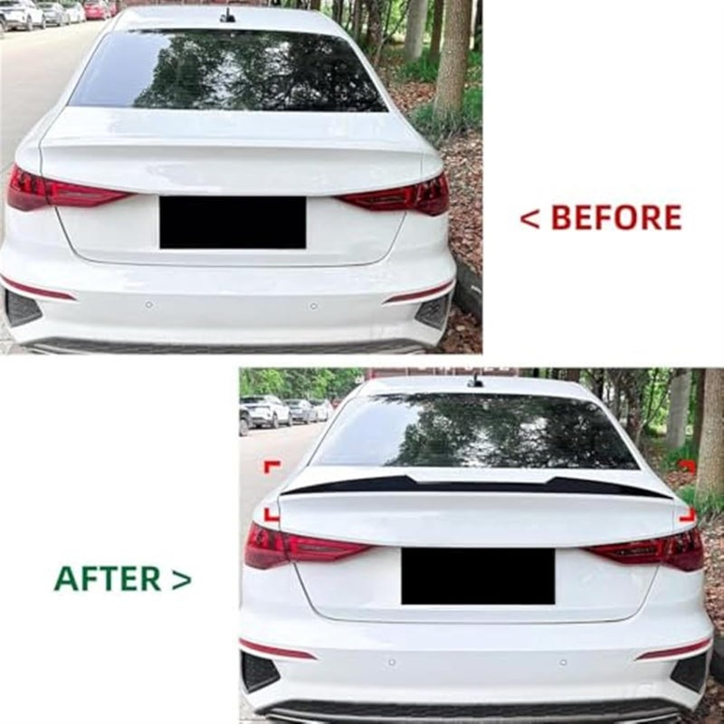 Vuzmode Car Rear Trunk Spoiler for A3 S3 RS3 8Y - Image 4