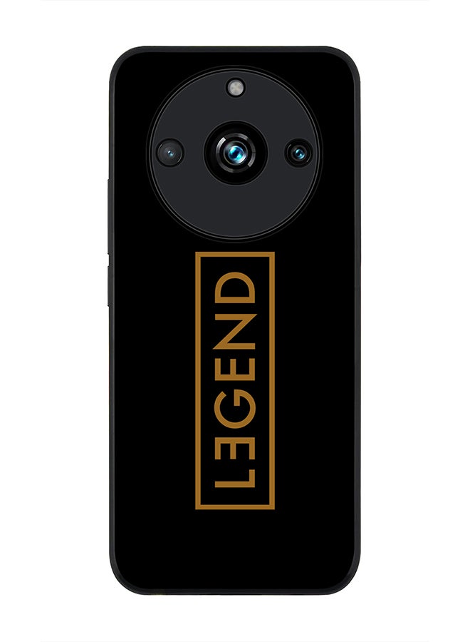 Stylizedd حافظة حواف سوداء متينة لهاتف Realme 11 Pro/Realme 11 Pro+، تصميم مخصص رفيع مرن مضاد للسقوط - أسطورة - Image 1