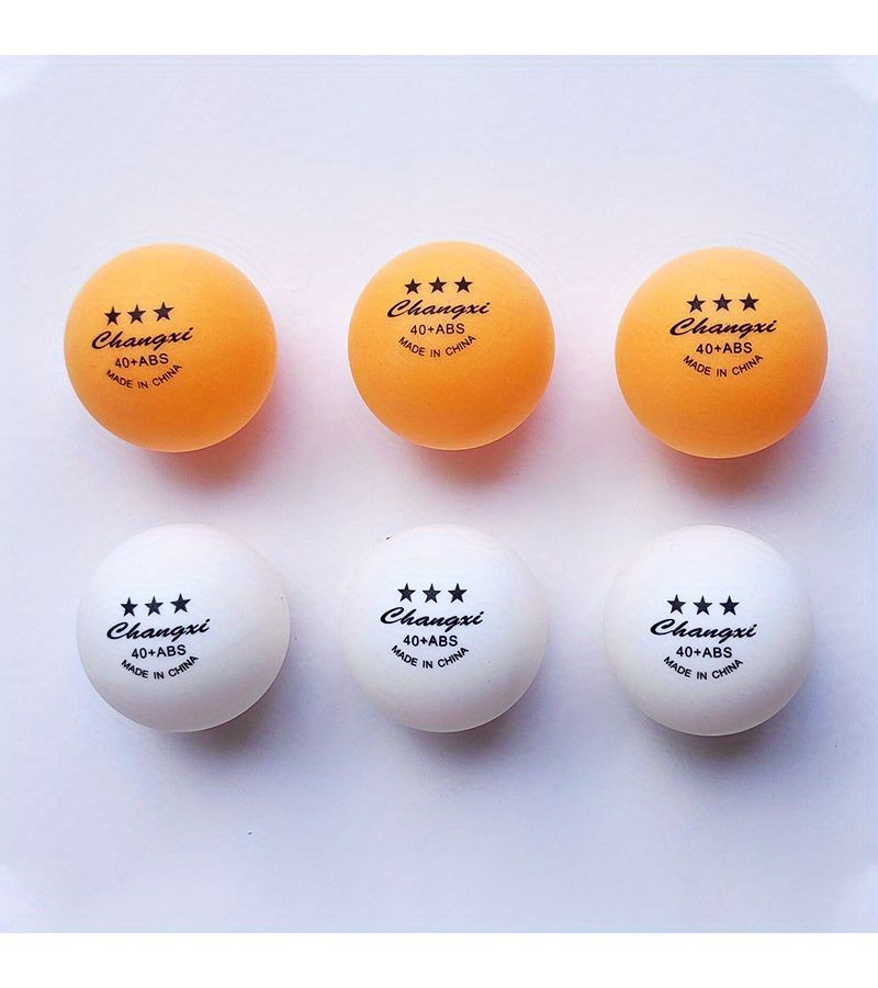 30pc Yellow White Table Tennis Balls High Elastic ABS Durable Training Competition - Image 2