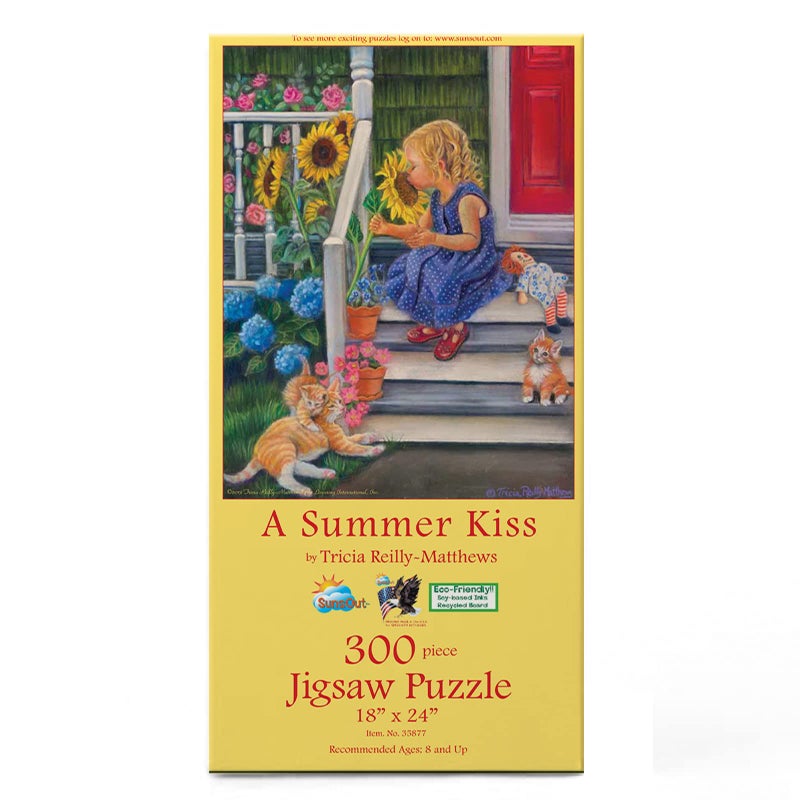 SUNSOUT INC A Summer Kiss 300 pc Jigsaw Puzzle by Artist Tricia ReillyMatthews Finished Size 18 x 24 MPN 35877 - Image 4