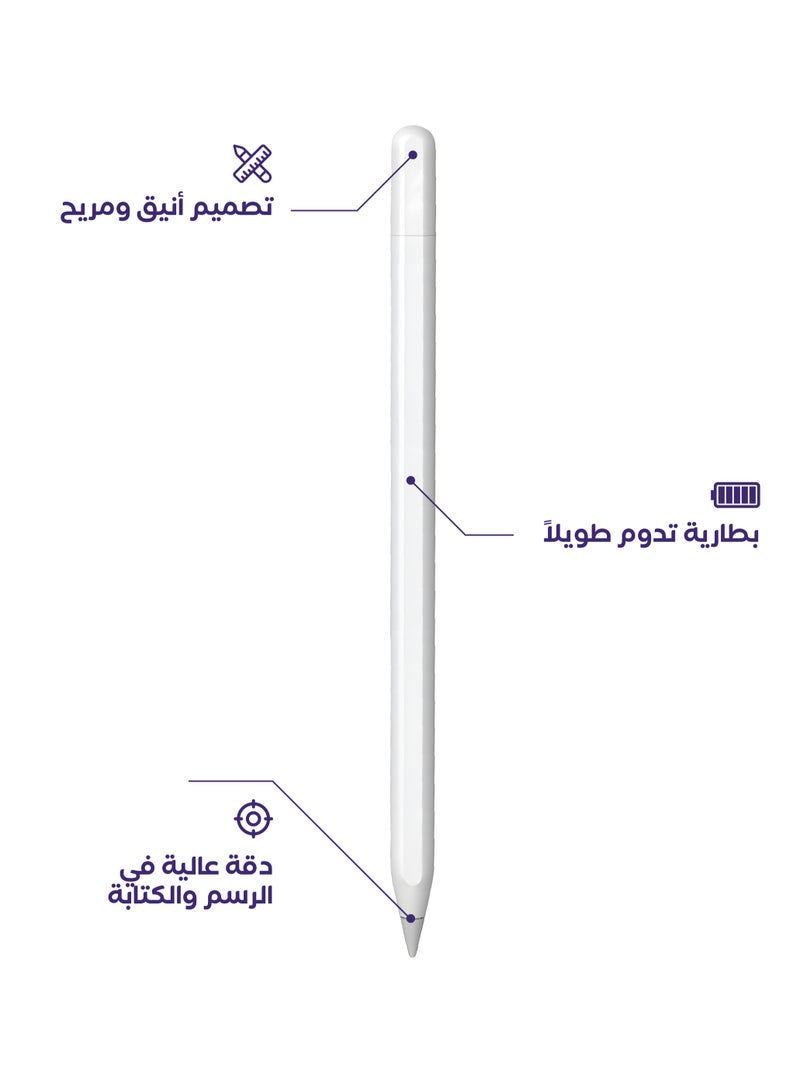قيزمو قلم ايباد ستايلس مع شحن سلكي يدعم راحة اليد - Image 3