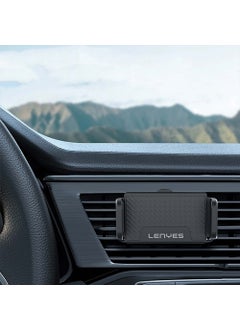 Lenyes CR144 360° Rotating Ventilation Design Car Phone Holder Black  - Image 4