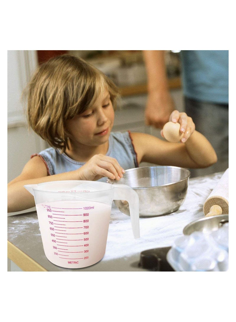 واي آند دي 3 Cups Multifunctional Plastic Tool Measuring Cup Set Best Jugs Fine Scale - Image 5