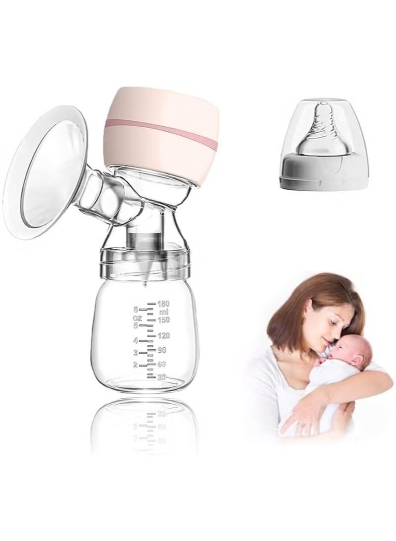 9-speed electric breast pump with 180ml bottle, multi-color - Image 1