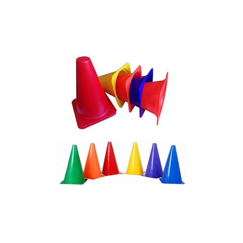6 Inch Cone Marker Set (Pack of 6, 12, 18, 24, 30, 36, 42, 48) (18)