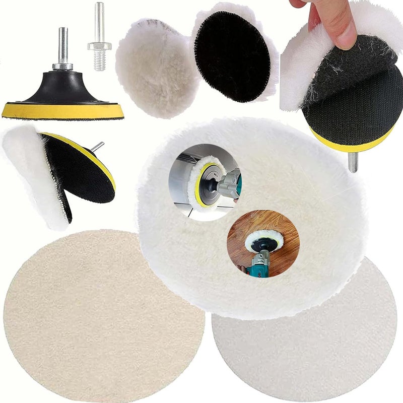 DIY Crafts Diy Crafts 12170 13020 Abrasive Wheel Buffing Polishing Wheel Set With 3mm Shank for Dremel Rotary Tool, Multicolor, Pack of 20  - Image 1