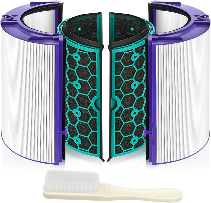 isinlive Replacement Hepa Filter for Dyson HP04 TP04 DP04 Air Purifier Sealed Two Stage 360?? Filter System Pure Cool Purifier Fan HEPA Filter & Activated Carbon Filter¡­ Various size alternatives - Image 1