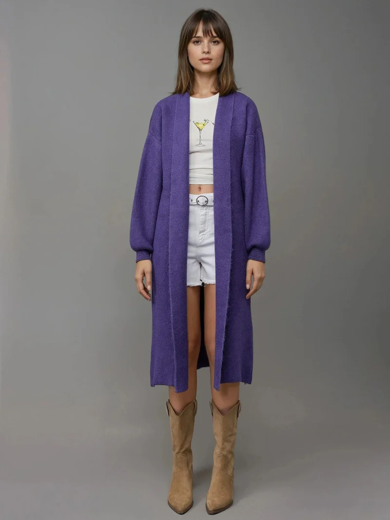 MY FASHION MY FASHION Long Fit Knitwear Cardigan