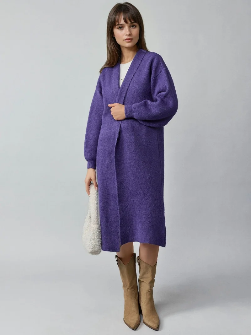 MY FASHION Long Fit Knitwear Cardigan