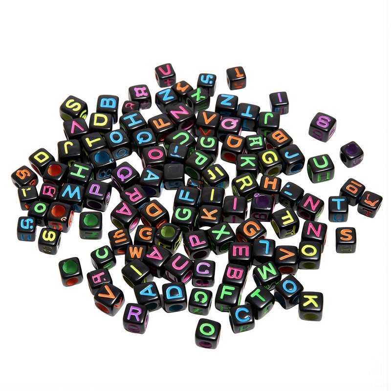 Portable Lightweight 6mm Alphabet Beads Easy Carry for Outdoor Craft Travel - Image 1