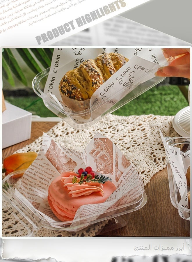 15x15cm Premium Commercial-Grade Absorbent Paper, 100-Pcs Food-Safe Oil Blotting Sheets for Home Kitchen, Multipurpose Grease Paper for Fries, Pizza, Snacks & Frying - Image 3