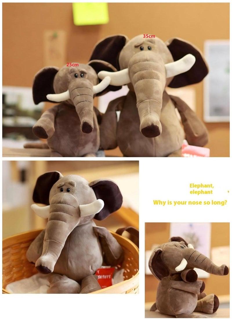 Y&D - Elephant Plush Toy Childrens Cloth Doll - Image 1