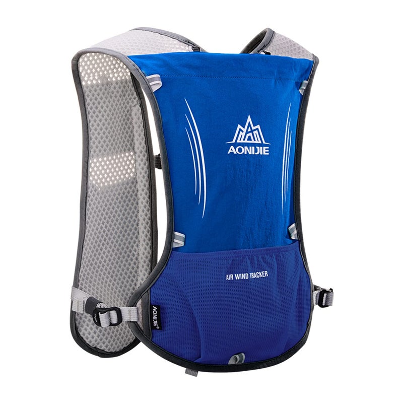 AONIJIE Hydration Vest Pack Backpack 5L Marathoner Running Race Hydration Blue - Image 2