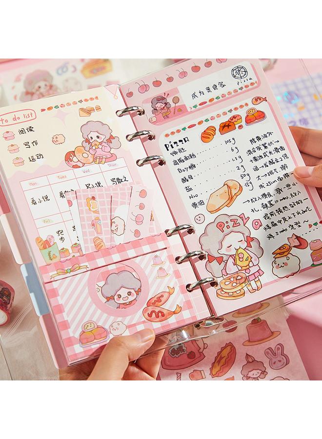 Bluejw Core Stranger Sheep Big Hair Loose-leaf Hand Book Suit Student Cartoon Girl Cute Hand Account Material Gift Box Gift - Image 5