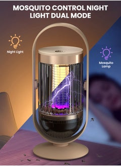 Necomi Electric Bug Zapper, Insect Repellent Device USB Rechargeable Mosquito Zapper Trap Lamp  - Image 1