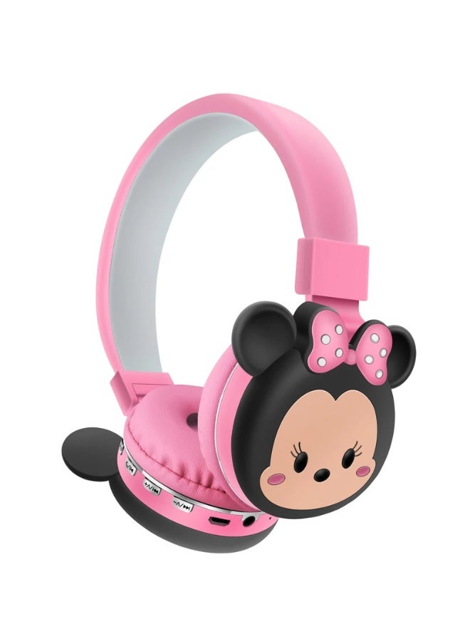 AH-806M Wireless Bluetooth Stereo Headset with Built-in Microphone, Rechargeable Battery, and 3.5mm AUX Input for Gaming, Music, and Calls - Image 1