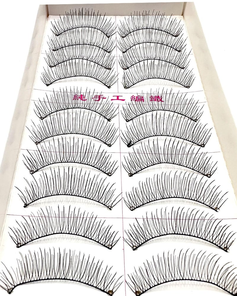 Massmot 10 Pairs False Eyelashes, Natural & soft Long Eyelashes, Wispy Handmade Fake Eyelashe (A0217) - Image 5