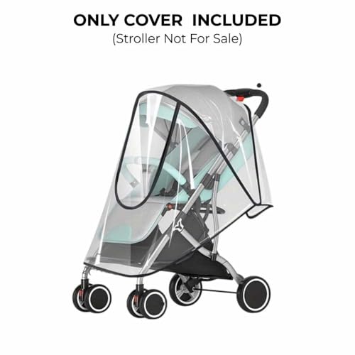 hito Stroller Rain Cover Wind Rainproof Dustproof Ventilation EVA Material - Image 2