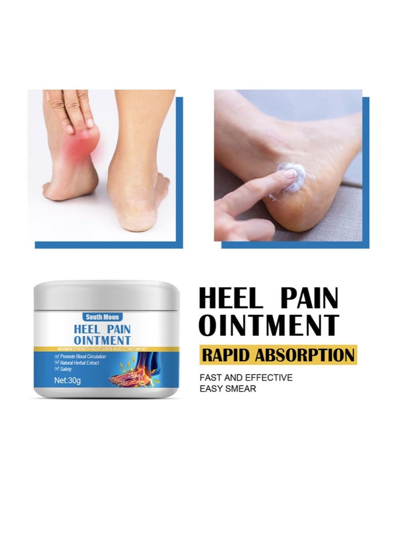 ساوث مون مرهم لآلام الكعب، غير دهني، سريع المفعول، تركيبة عشبية ذات اختراق عميق، لعلاج الرياح الباردة/الإجهاد/الخدر، آمن لجميع الأعمار - Image 3