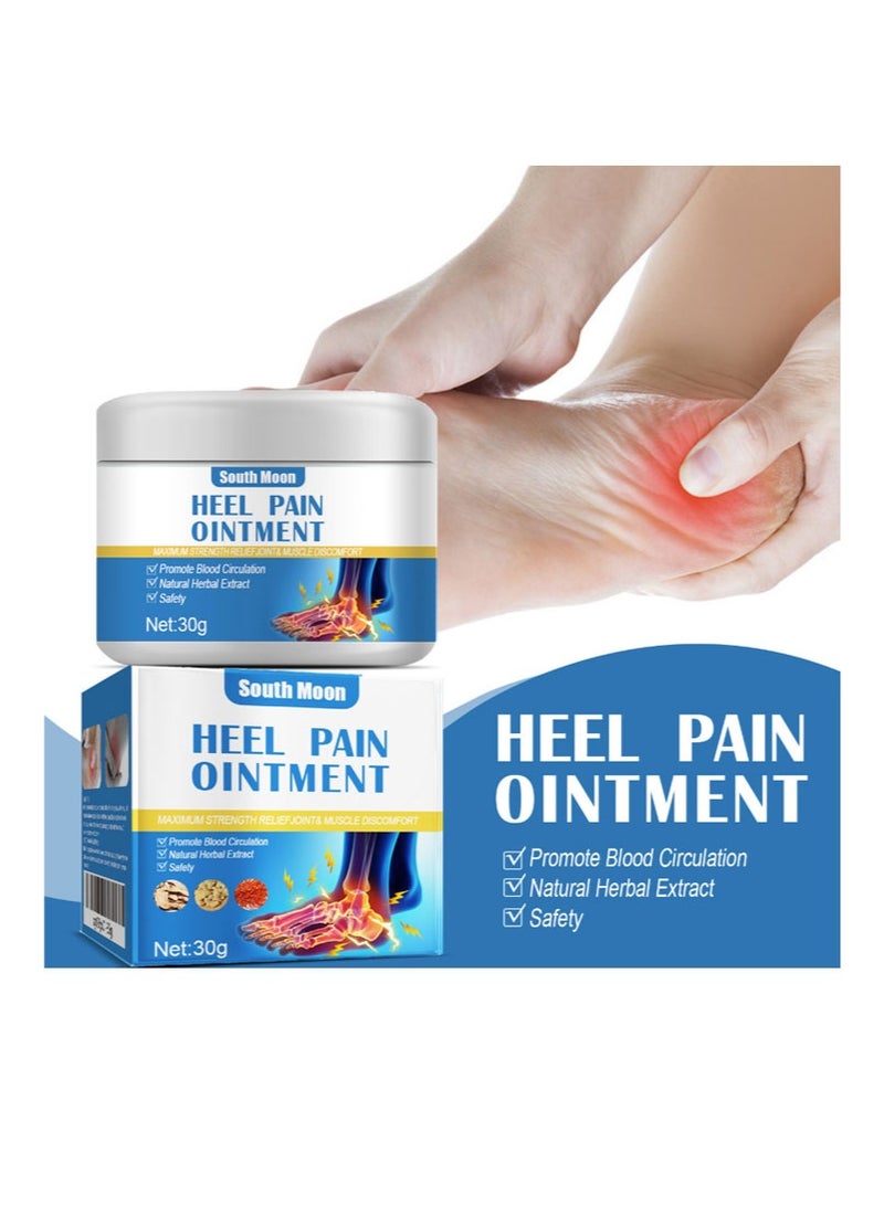 ساوث مون مرهم لآلام الكعب، غير دهني، سريع المفعول، تركيبة عشبية ذات اختراق عميق، لعلاج الرياح الباردة/الإجهاد/الخدر، آمن لجميع الأعمار - Image 1