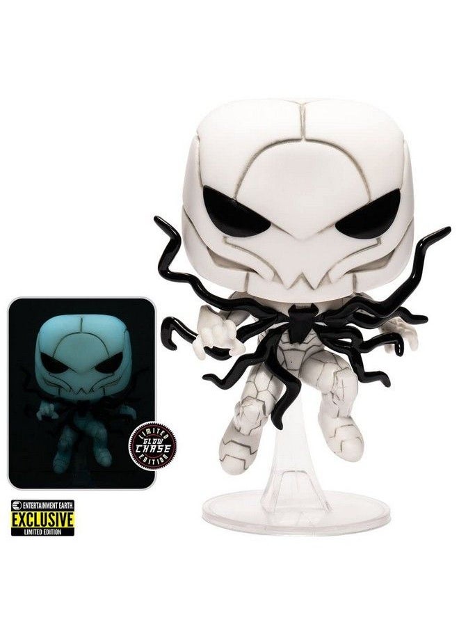 Funko - Pop! Venom Poison Spider Man Glow In The Dark Chase (Ee Exclusive) Bundled With Ecotek Pop Protector - Image 1