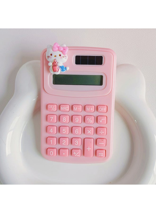 Cute Cartoon Calculator Portable Mini High Color Value Student Office Small Computer Learning Stationery