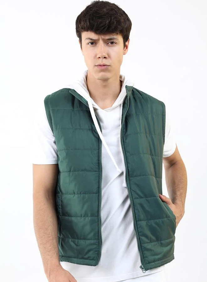 كيتش Solid High Neck Bodywarmer by Styli