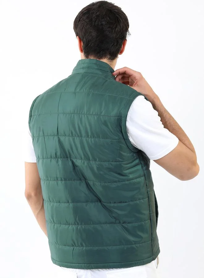 كيتش Solid High Neck Bodywarmer by Styli