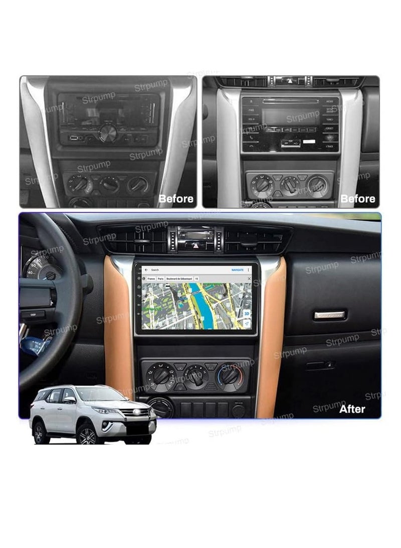9'' 4+64GB Android 10 in Dash Car Stereo Radio Fit for Toyota Fortuner 2 2015 16 17 2018 GPS Navigation Head Unit Carplay Android Auto DSP 4G WIFI Bluetooth - Image 2