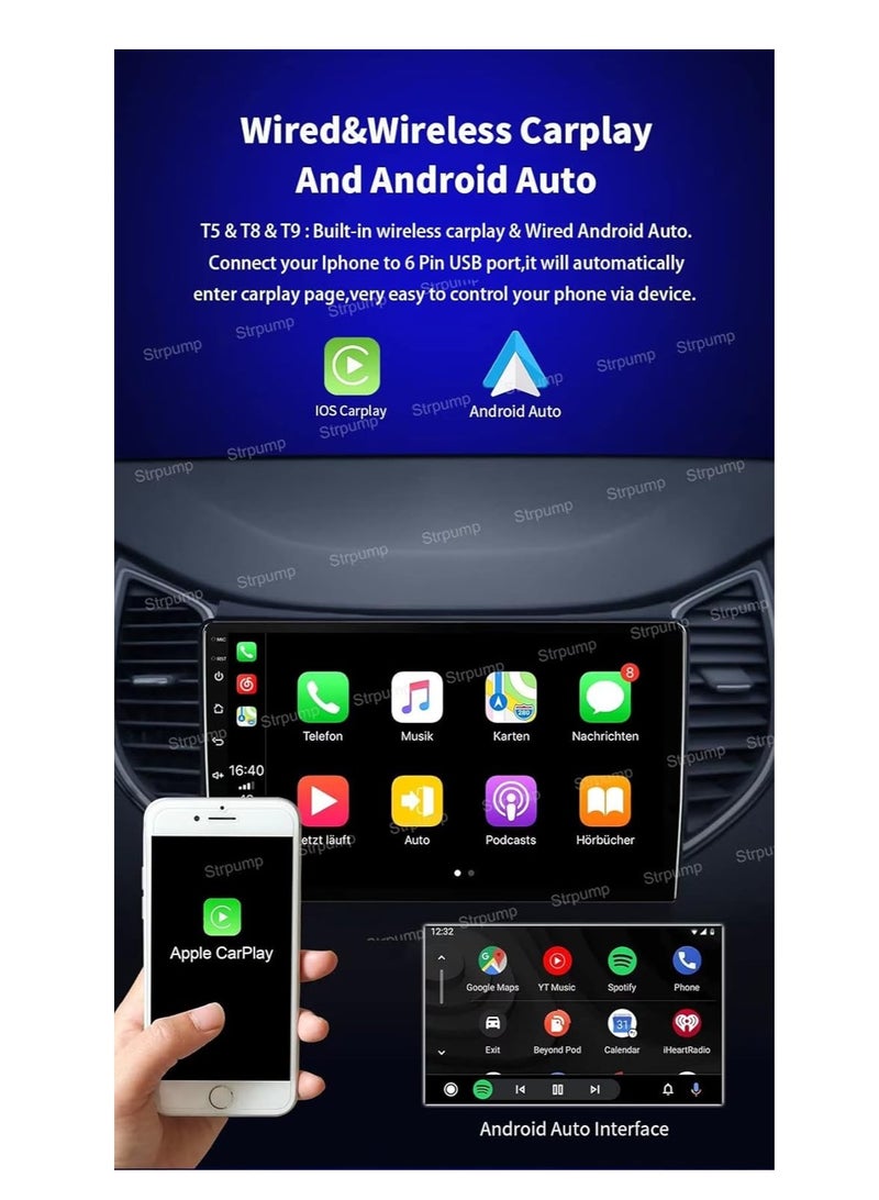 9'' 4+64GB Android 10 in Dash Car Stereo Radio Fit for Toyota Fortuner 2 2015 16 17 2018 GPS Navigation Head Unit Carplay Android Auto DSP 4G WIFI Bluetooth - Image 4