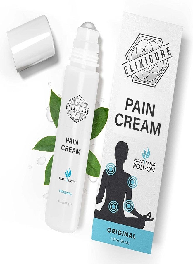 Elixicure Natural Pain Relief Cream for Arthritis Pain, Joint Relief & Sore Muscles. Fast Acting, Long Lasting & Non-Greasy. (Wintergreen, 1 oz. Roll-On - Image 1