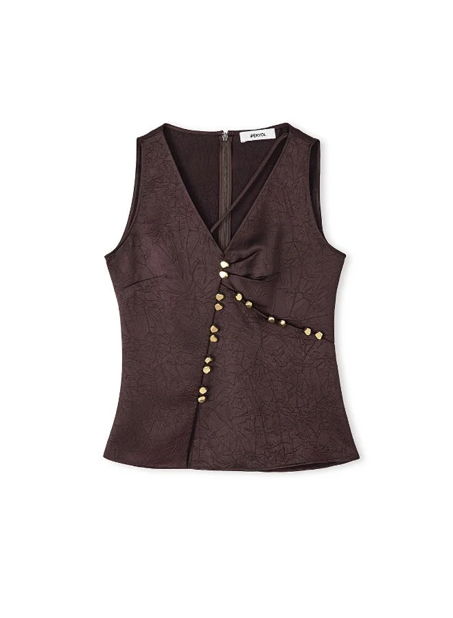 ابيكول بلوزة بأزرار