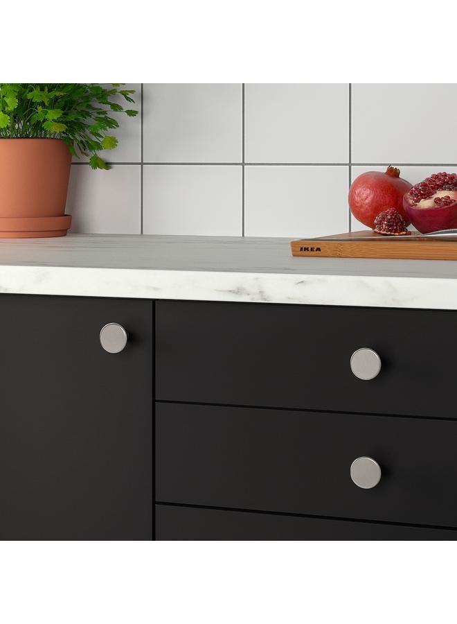 Zaboon Knob, stainless steel colour, 30 mm - Image 2