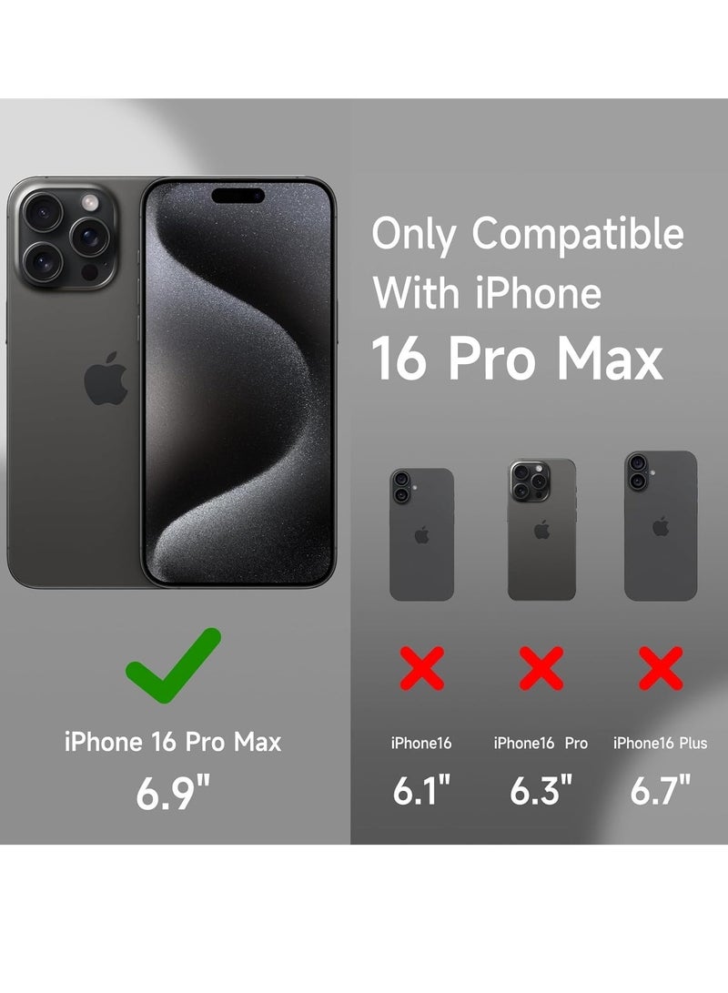 JAJEEK "New Soft Liquid Silicone Gel Case for iPhone 16 Pro Max – Full Body Shockproof Protection, Matte Finish & Soft Microfiber Lining (Red)" - Image 2