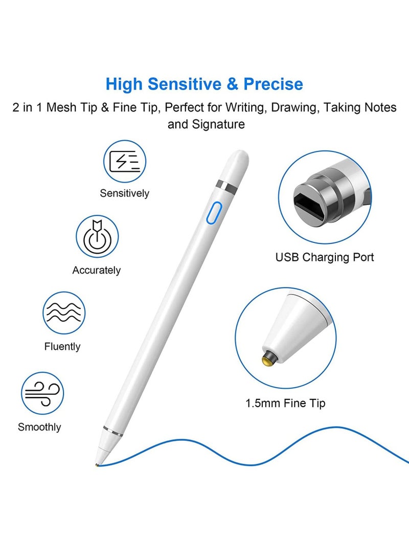 Active Digital Stylus Pen For Apple Ipad 2018 White - Image 4