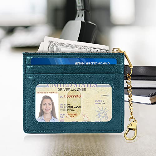 SEAVILIA حامل بطاقات مفاتيح محفظة SEAVILIA للنساء مع نافذة هوية RFID محفظة نقود نحلة هدايا نحيفة بسيطة صغيرة - Image 2