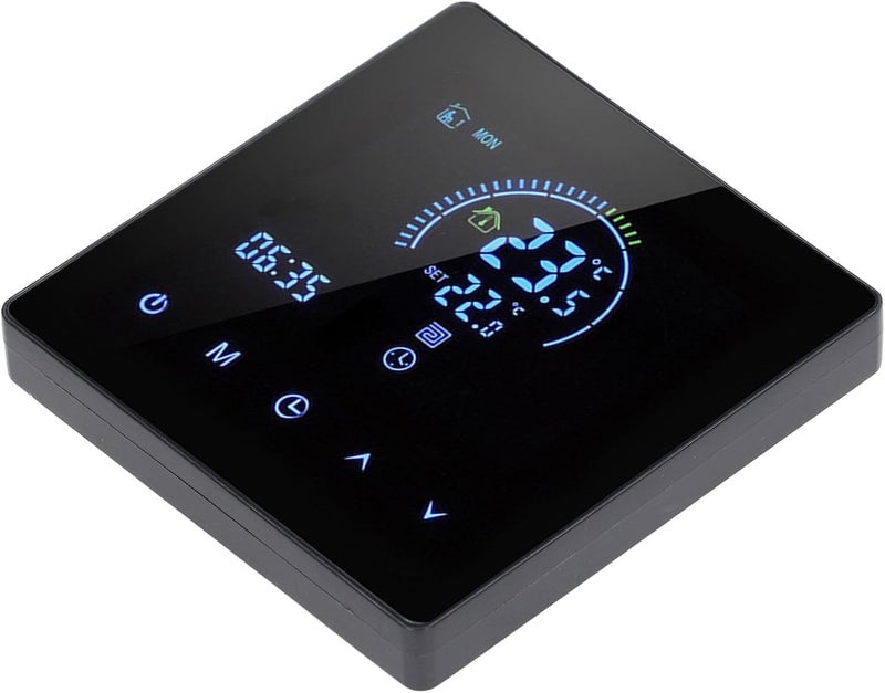 متعدد الاستخدامات منظم حرارة رقمي Yosoo، شاشة LCD ذكية قابلة للبرمجة للتحكم في درجة حرارة أنظمة التدفئة الأرضية الكهربائية، مع برمجة ذكية و (WiFi، (التحكم الصوتي لـ Yandex، لـ) خفيف الوزن وسهل الحمل - Image 4