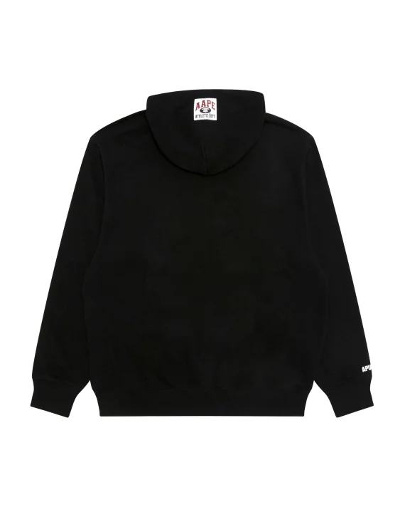 AAPE "A" patch zip-up hoodie