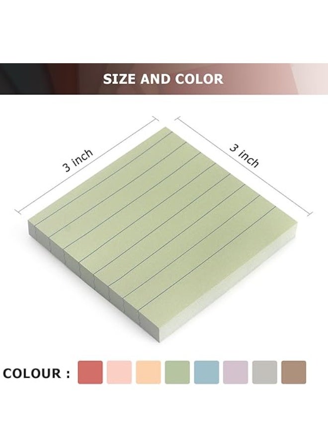 Flushrenic 656 Pcs Sticky Notes，Sticky Notes Set，Self-Stick Pads,   Notes suitable for offices, homes, and schools，82 Sheets/pack, 8 Pack - Image 2