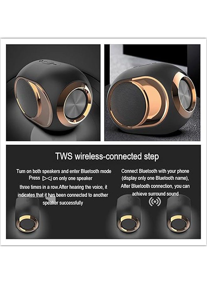 General - Bluetooth Speaker - Powerful Wireless Speaker, FM Radio - Bluetooth 5.0, AUX/USB Port, TF Card Four Playback Modes - Bluetooth & Speakerphone Function - TWS HD Stereo - 80dB Volume - Image 1