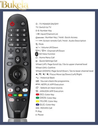 جهاز تحكم عن بعد عالمي لتلفزيون LG الذكي، جهاز تحكم عن بعد سحري بديل متوافق مع جميع طرز التلفزيون مع وظيفة المؤشر [بدون وظيفة صوتية] - view 4