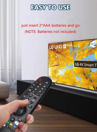 جهاز تحكم عن بعد عالمي لتلفزيون LG الذكي، جهاز تحكم عن بعد سحري بديل متوافق مع جميع طرز التلفزيون مع وظيفة المؤشر [بدون وظيفة صوتية] - view 5